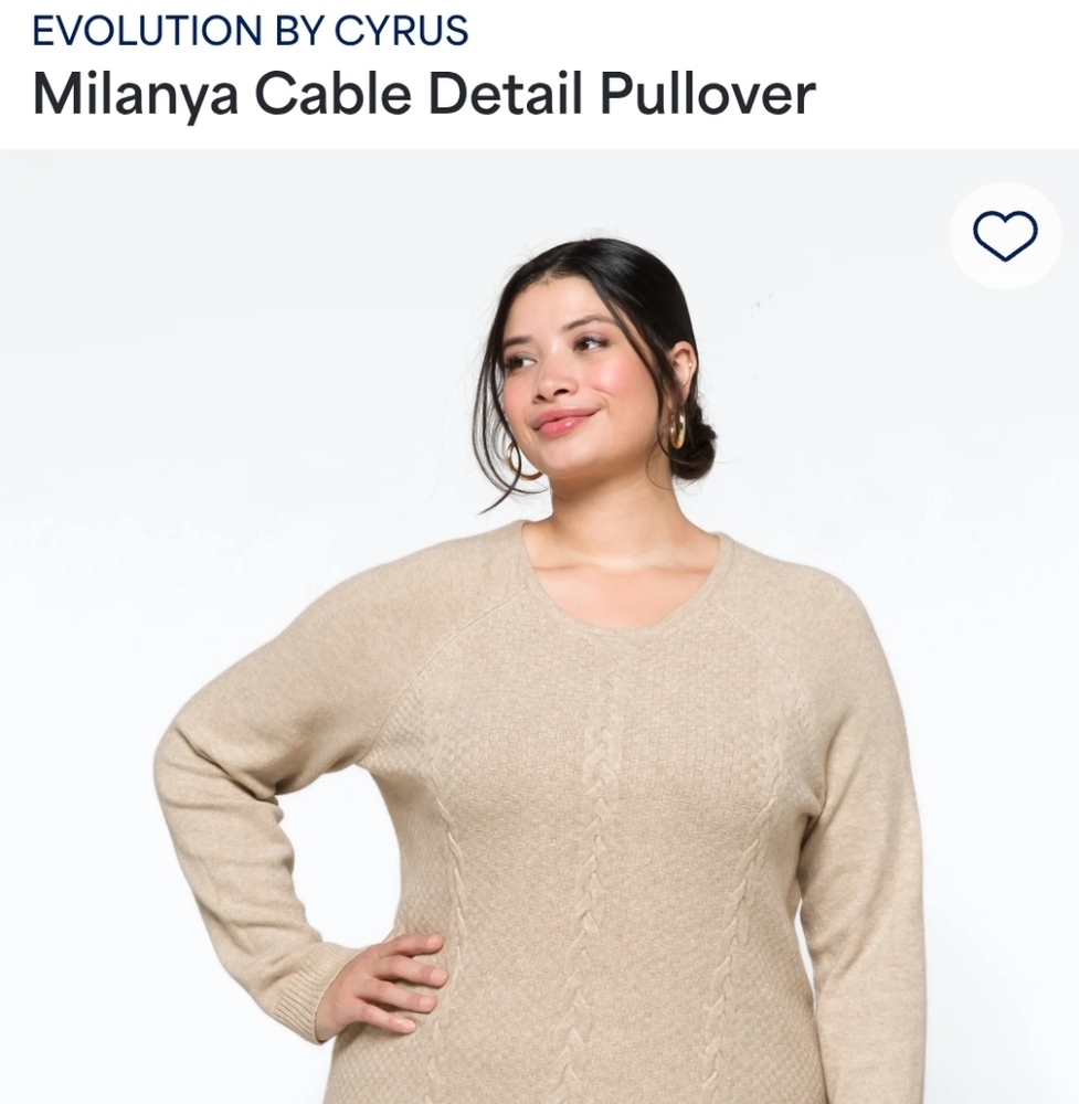 Super soft, warm sweater that goes with everything!